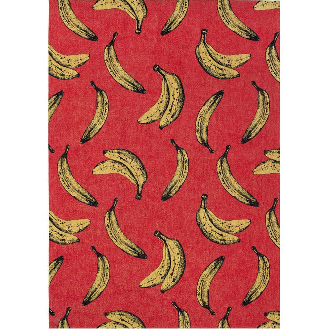 Louis De Poortere Pop Banana 9392 Miami Red Washable Polyester Flatweave Eco-Rug-Louis De Poortere-Rug Love - The Most Loved Rug Store