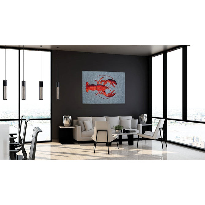Louis De Poortere Pop Lobster 9389 Steam Red Washable Polyester Flatweave Eco-Rug-Louis De Poortere-Rug Love - The Most Loved Rug Store