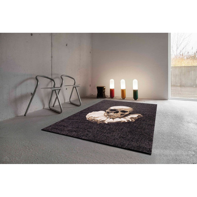 Louis De Poortere Pop Momento Mori 9391 Funny Bones Washable Polyester Flatweave Eco-Rug-Louis De Poortere-Rug Love - The Most Loved Rug Store