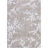 Louis De Poortere Sakura Sakura 9373 Morning Mist Washable Polyester Flatweave Eco-Rug