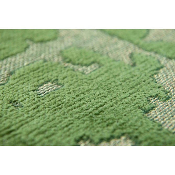 Louis De Poortere Structures Baobab 9202 Perrier's Green Washable Polyester Flatweave Eco-Runner-Louis De Poortere-Rug Love - The Most Loved Rug Store