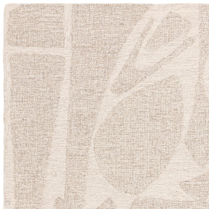 Loxley Modern Plain Contrast Abstract Hand-Woven Marled Textured Low Profile Wool Loop Pile Chalk Grey Rug-Asiatic Carpets-Rug Love - The Most Loved Rug Store