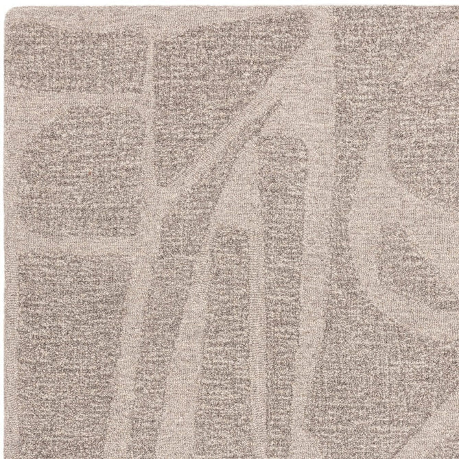 Loxley Modern Plain Contrast Abstract Hand-Woven Marled Textured Low Profile Wool Loop Pile Stone Grey Rug-Asiatic Carpets-Rug Love - The Most Loved Rug Store