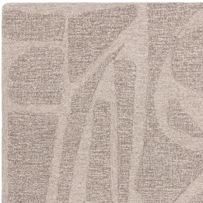 Loxley Modern Plain Contrast Abstract Hand-Woven Marled Textured Low Profile Wool Loop Pile Stone Grey Rug-Asiatic Carpets-Rug Love - The Most Loved Rug Store