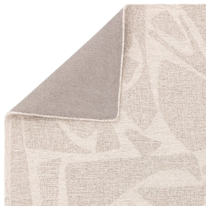 Loxley Modern Plain Contrast Abstract Hand-Woven Marled Textured Wool Low Pile Chalk Grey Rug-Asiatic Carpets-Rug Love - The Most Loved Rug Store