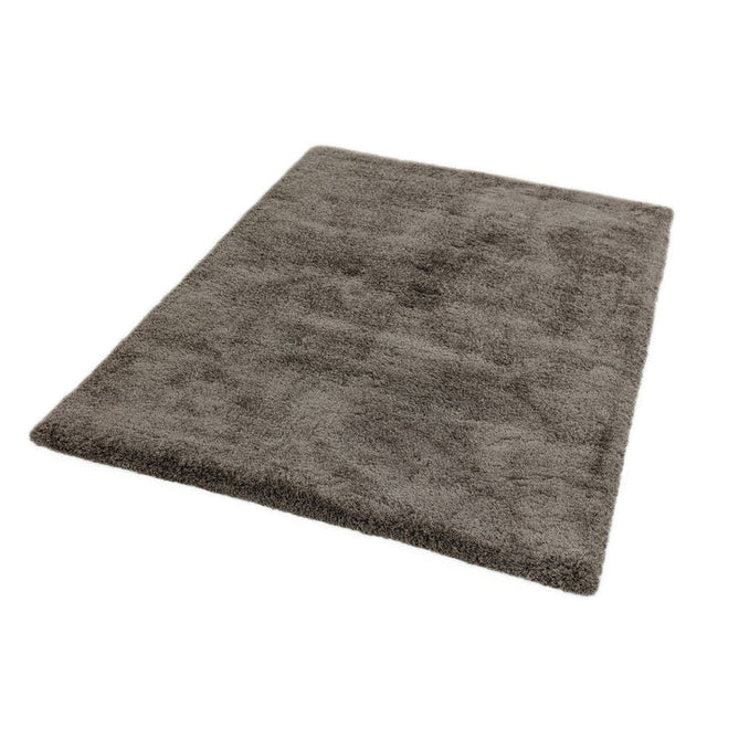 Lulu Plush Super-Soft Densely Woven Plain Silky Polyester Mid-Height Shaggy Smoke Rug-Asiatic Carpets-Rug Love - The Most Loved Rug Store