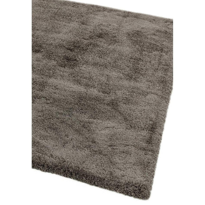 Lulu Plush Super-Soft Densely Woven Plain Silky Polyester Mid-Height Shaggy Smoke Rug-Asiatic Carpets-Rug Love - The Most Loved Rug Store