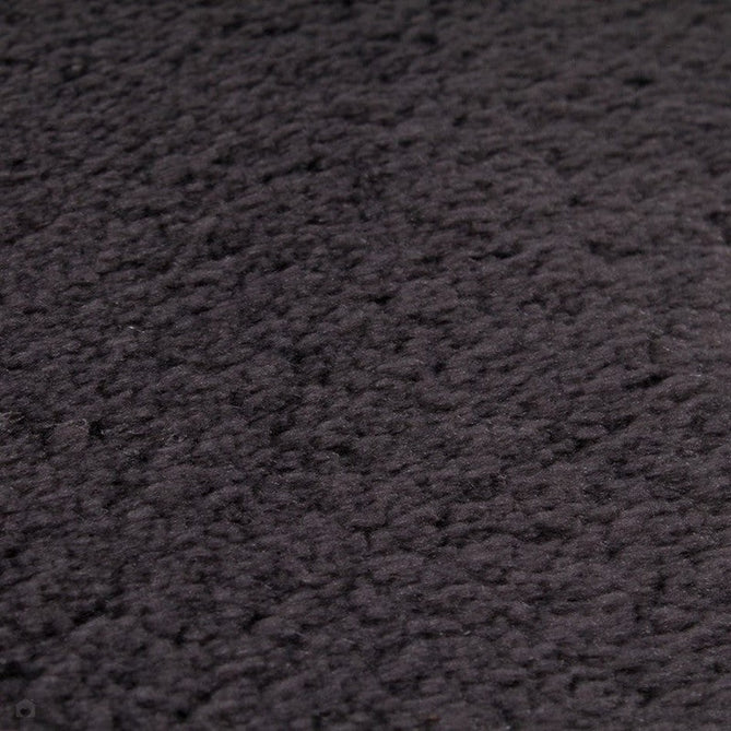 Lulu Plush Super-Soft High-Density Woven Plain Silky Polyester Mid-Height Shaggy Charcoal Grey Rug-Asiatic Carpets-Rug Love - The Most Loved Rug Store