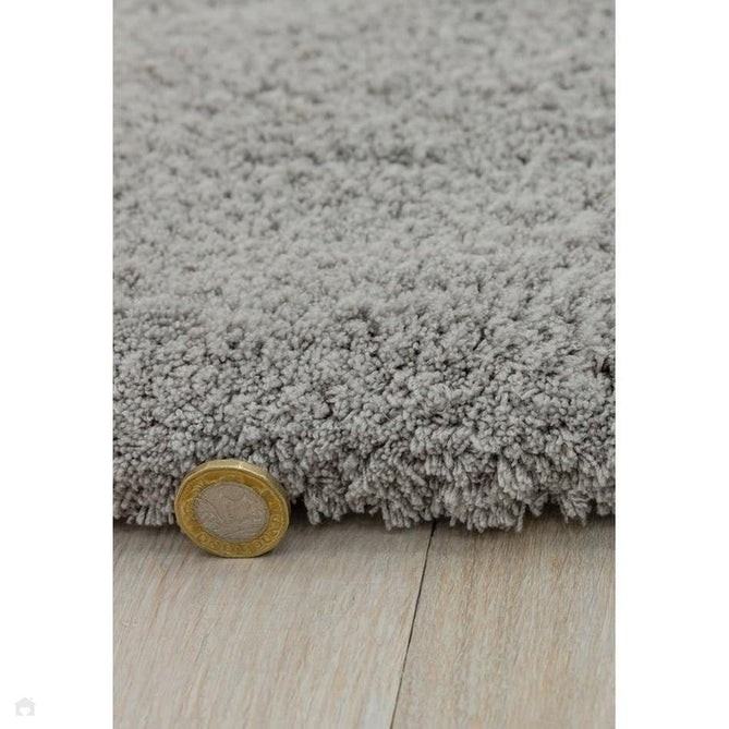 Lulu Plush Super-Soft High-Density Woven Plain Silky Polyester Mid-Height Shaggy Silver Rug-Asiatic Carpets-Rug Love - The Most Loved Rug Store
