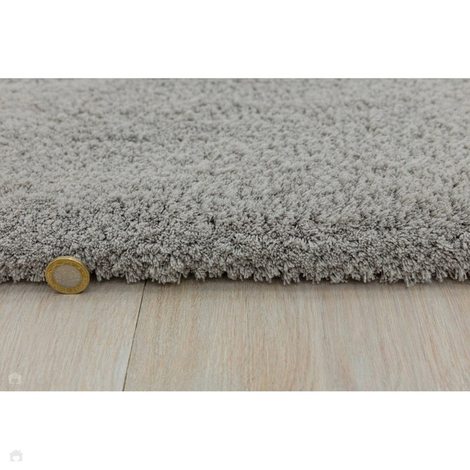 Lulu Plush Super-Soft High-Density Woven Plain Silky Polyester Mid-Height Shaggy Silver Rug-Asiatic Carpets-Rug Love - The Most Loved Rug Store