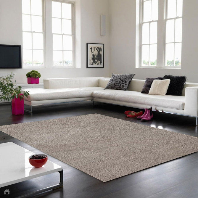 Lulu Plush Super-Soft High-Density Woven Plain Silky Polyester Mid-Height Shaggy Stone Rug-Asiatic Carpets-Rug Love - The Most Loved Rug Store