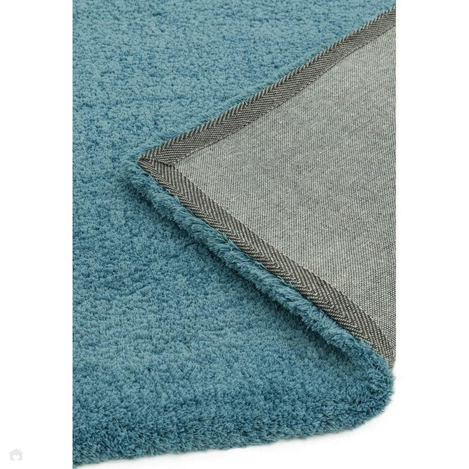 Lulu Plush Super-Soft High-Density Woven Plain Silky Polyester Shaggy Duck Egg Blue Rug-Asiatic Carpets-Rug Love - The Most Loved Rug Store