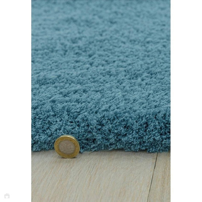 Lulu Plush Super-Soft High-Density Woven Plain Silky Polyester Shaggy Duck Egg Blue Rug-Asiatic Carpets-Rug Love - The Most Loved Rug Store