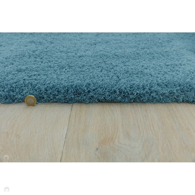Lulu Plush Super-Soft High-Density Woven Plain Silky Polyester Shaggy Duck Egg Blue Rug-Asiatic Carpets-Rug Love - The Most Loved Rug Store