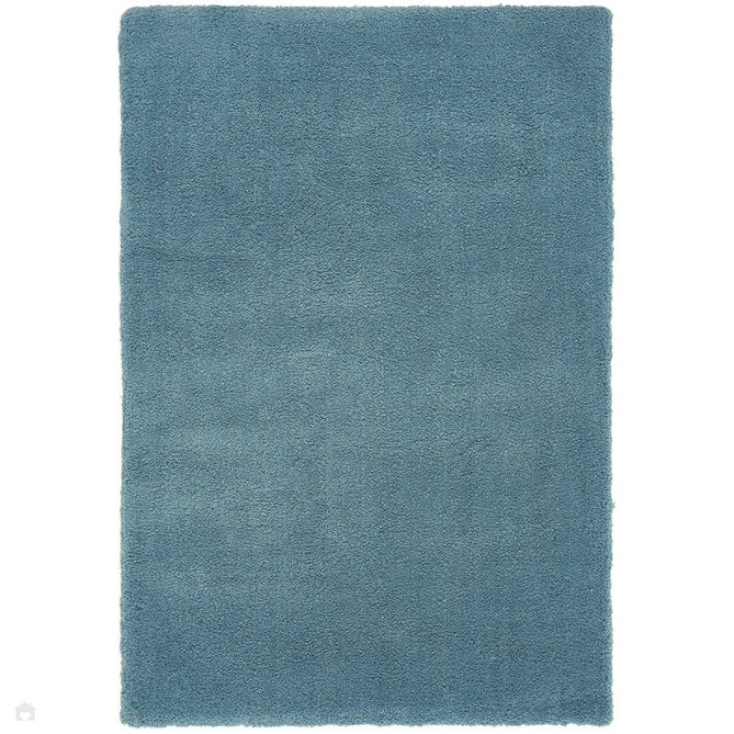 Lulu Plush Super-Soft High-Density Woven Plain Silky Polyester Shaggy Duck Egg Blue Rug-Asiatic Carpets-Rug Love - The Most Loved Rug Store
