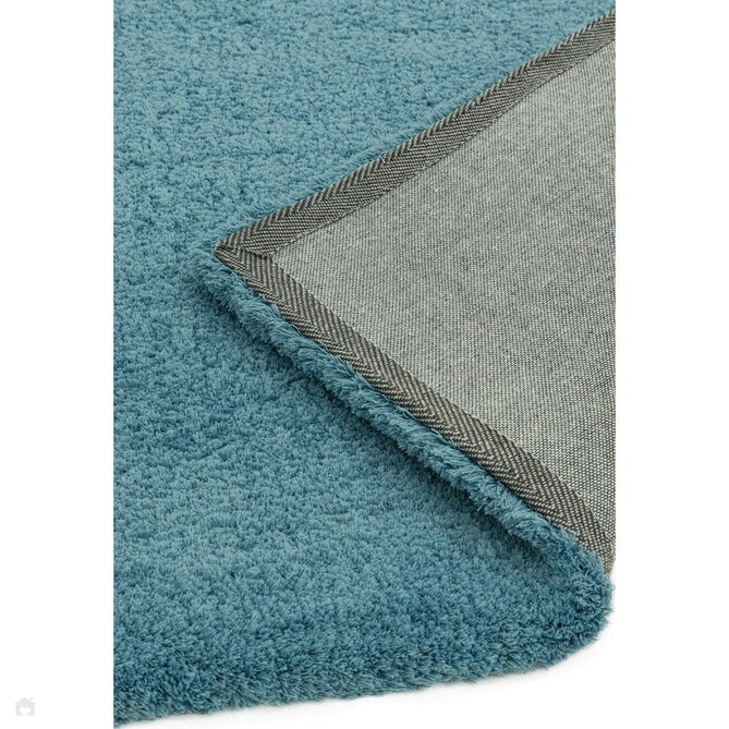 Lulu Plush Super-Soft High-Density Woven Plain Silky Polyester Shaggy Duck Egg Blue Rug-Asiatic Carpets-Rug Love - The Most Loved Rug Store