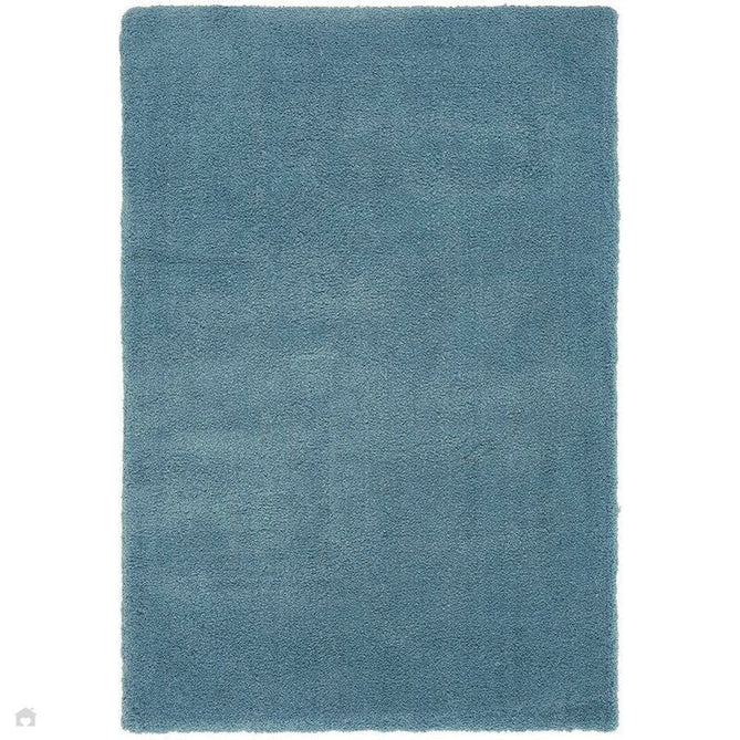 Lulu Plush Super-Soft High-Density Woven Plain Silky Polyester Shaggy Duck Egg Blue Rug-Asiatic Carpets-Rug Love - The Most Loved Rug Store