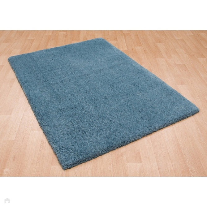 Lulu Plush Super-Soft High-Density Woven Plain Silky Polyester Shaggy Duck Egg Blue Rug-Asiatic Carpets-Rug Love - The Most Loved Rug Store