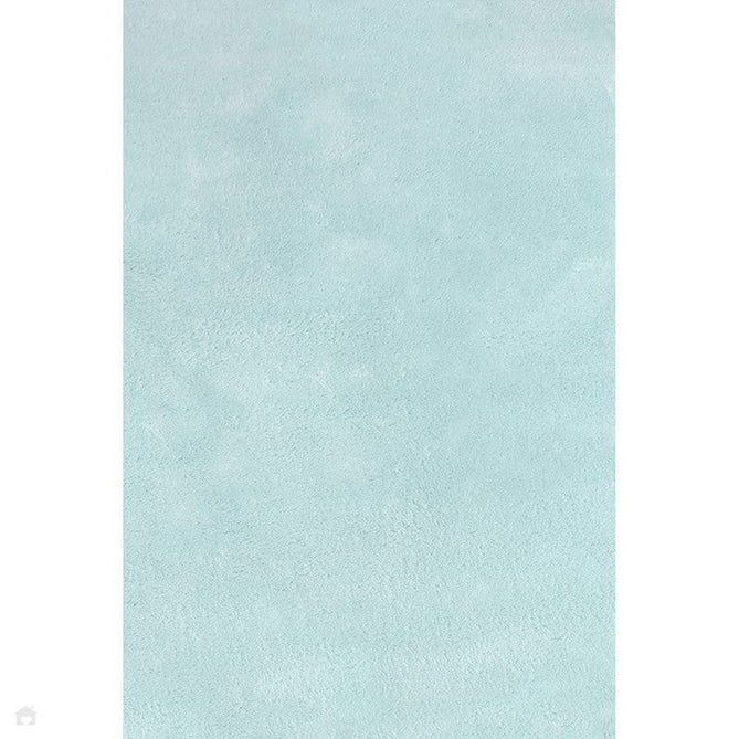 Lulu Plush Super-Soft High-Density Woven Plain Silky Polyester Shaggy Duck Egg Blue Rug-Asiatic Carpets-Rug Love - The Most Loved Rug Store