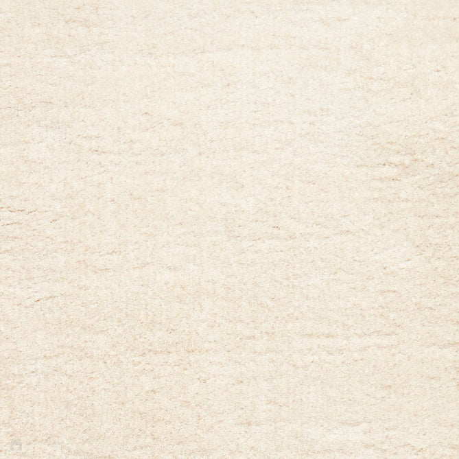 Lux Plain Plush Super-Soft Silky Shimmer Polyester Shaggy Cream Rug-Think Rugs-Rug Love - The Most Loved Rug Store