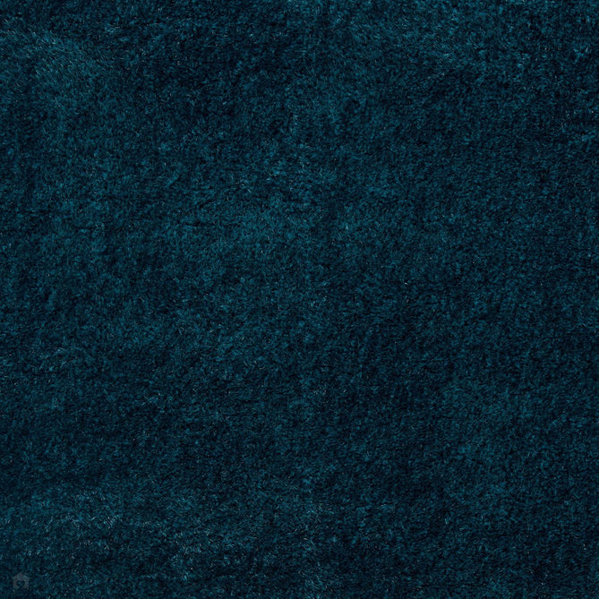 Lux Plain Plush Super-Soft Silky Shimmer Polyester Shaggy Dark Green Rug-Think Rugs-Rug Love - The Most Loved Rug Store