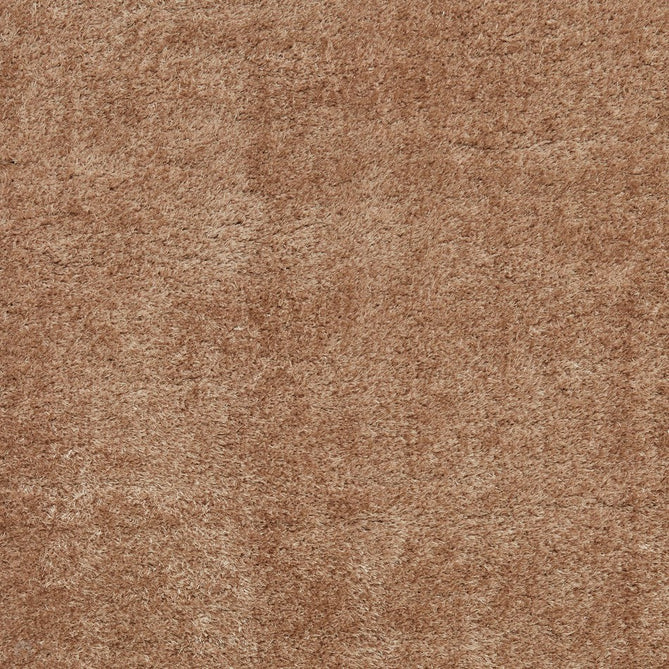 Lux Plain Plush Super-Soft Silky Shimmer Polyester Shaggy Walnut Beige/Brown Rug-Think Rugs-Rug Love - The Most Loved Rug Store