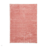 Lux Plush Super-Soft Plain Polyester Shaggy Blush Rug