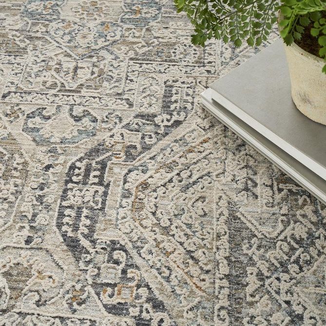 Lynx LNX01 Ivory/Grey/Blue Rug-Nourison-Rug Love - The Most Loved Rug Store