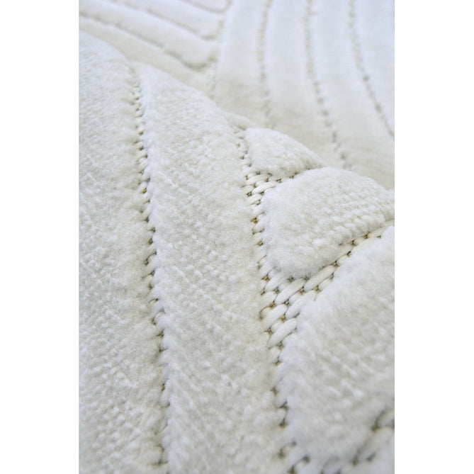 Malmo Curves White In-Outdoor Rug