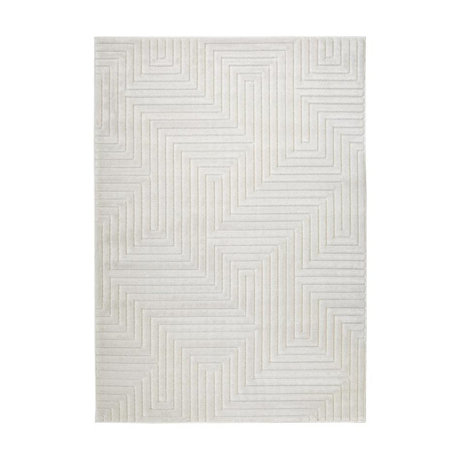 Malmo Maze White In-Outdoor Rug