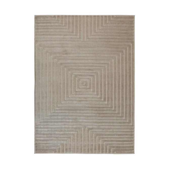 Malmo Squares Natural In-Outdoor Rug