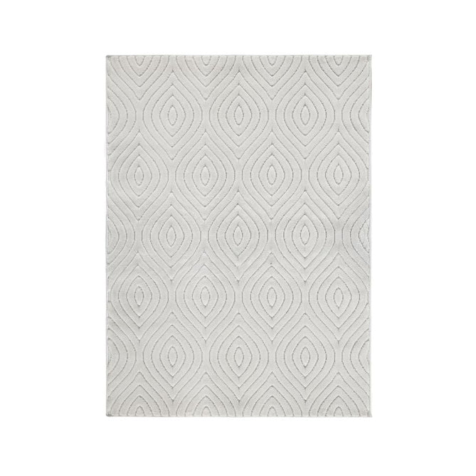 Malmo Tear Drop White In-Outdoor Rug