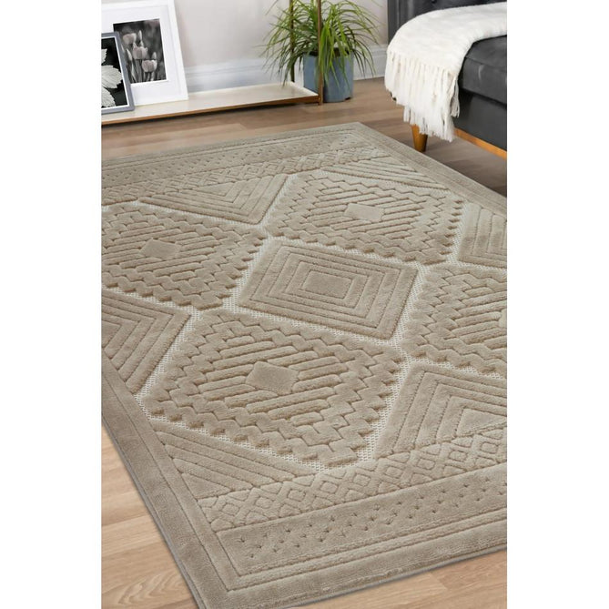 Malmo Tribal Natural In-Outdoor Rug