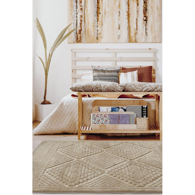 Malmo Tribal Natural In-Outdoor Rug