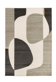 Milan Bold Abstract Grey Rug