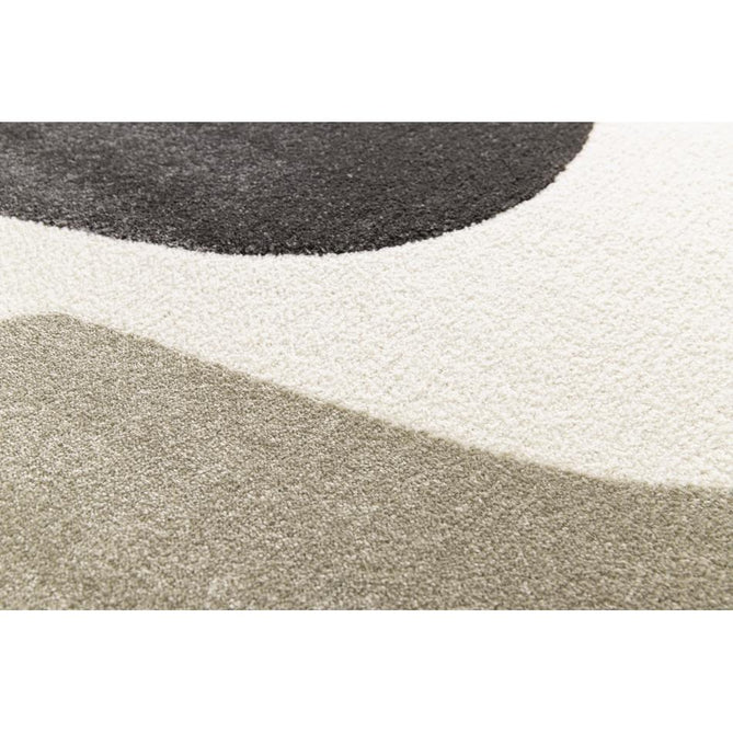 Milan Bold Abstract Grey Rug