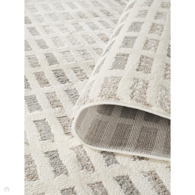 Mabel Grid MBL03 Stone Rug-Desire Rugs-Rug Love - The Most Loved Rug Store