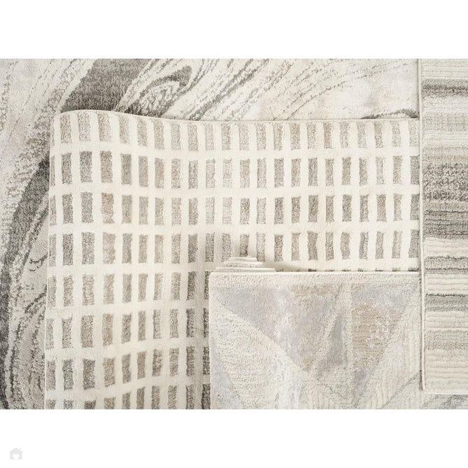 Mabel Grid MBL03 Stone Rug-Desire Rugs-Rug Love - The Most Loved Rug Store