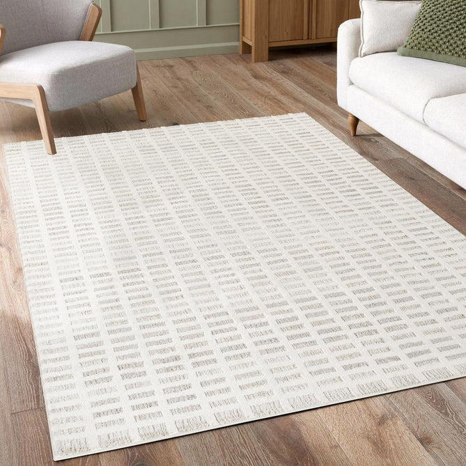 Mabel Grid MBL03 Stone Rug-Desire Rugs-Rug Love - The Most Loved Rug Store