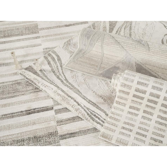 Mabel Grid MBL03 Stone Rug-Desire Rugs-Rug Love - The Most Loved Rug Store