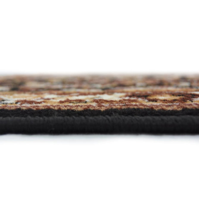 Maestro Beluchi Black Round Rug-Melrose-Rug Love - The Most Loved Rug Store