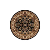 Maestro Beluchi Black Round Rug