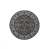 Maestro Beluchi Dark Grey Round Rug
