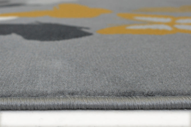 Maestro Butterfly Grey/Ochre Rug-Melrose-Rug Love - The Most Loved Rug Store