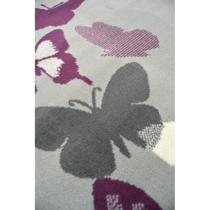 Maestro Butterfly Grey/Purple Rug-Melrose-Rug Love - The Most Loved Rug Store