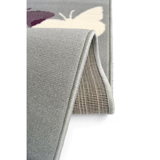 Maestro Butterfly Grey/Purple Rug-Melrose-Rug Love - The Most Loved Rug Store