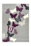 Maestro Butterfly Grey/Purple Rug