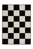 Maestro Chequers Black Rug