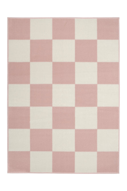 Maestro Chequers Blush Rug-Melrose-Rug Love - The Most Loved Rug Store