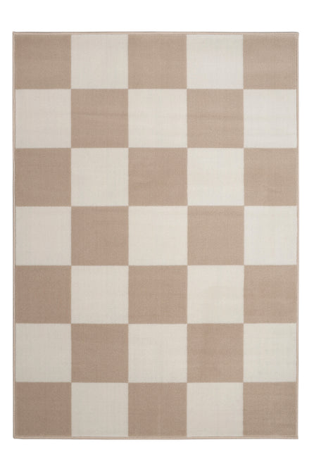 Maestro Chequers Cream Rug-Melrose-Rug Love - The Most Loved Rug Store
